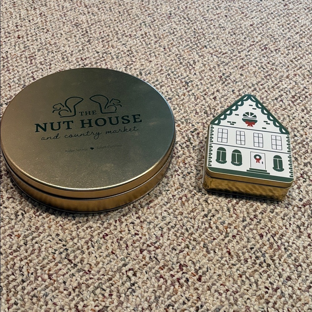 Pair of Decorative Tins